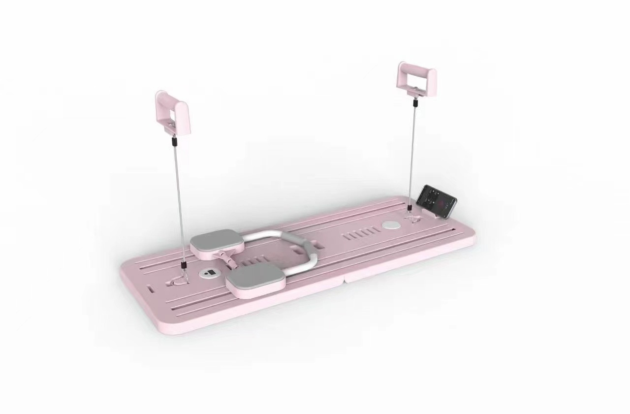 Multifunctional Pilates Board stored flat against a wall