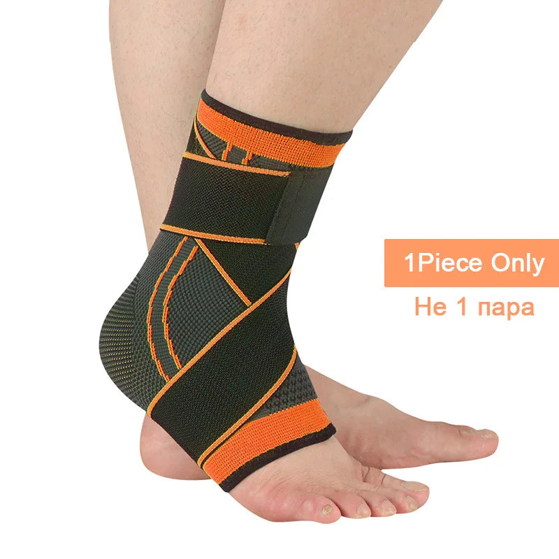 Ankle brace sizing chart for M, L and XL